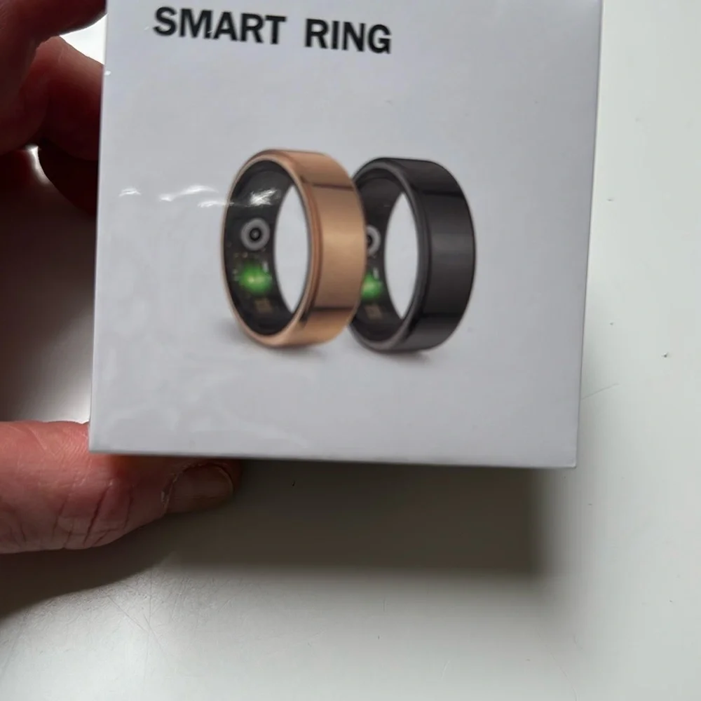 Smart ring basic parameters BNIB UNUSED UNOPENED Silver Spark size 7